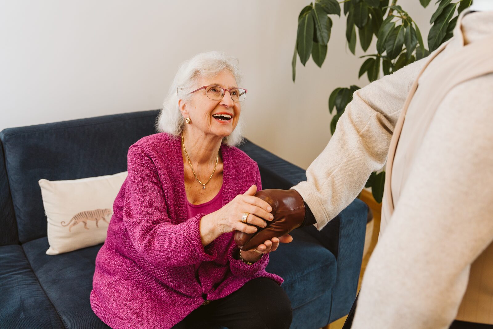 Robody holding hands